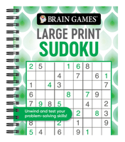 Brain Games - Large Print Sudoku (Swirls) 1645584984 Book Cover