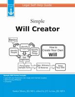 Simple Will Creator: Legal Self-Help Guide 194078803X Book Cover