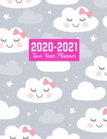 2020-2021 Two Year Planner: Cute Calendar Year Vision Planner (January 2020 - December 2021) - Monthly and Weekly Schedule Organizer and Journal Art Cover 00023187 1712680854 Book Cover