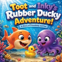 Toot and Inky's Super-Splashy Rubber Ducky Adventure!: A story of friendship and bravery. 3982874092 Book Cover