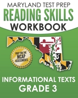 MARYLAND TEST PREP Reading Skills Workbook Informational Texts Grade 3: Preparation for the MCAP English Language Arts Assessments B08423X618 Book Cover