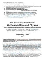 From Postulate-Based Modern Physics to Mechanism-Revealed Physics, Vol.2 (2/2) 1435750330 Book Cover