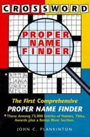 Crossword Proper Name Finder 0887393187 Book Cover