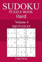 300 Hard Sudoku Puzzle Book 1987773640 Book Cover