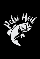 Petri Heil: 6x9 Fishing grid squared paper notebook notes 1677357592 Book Cover