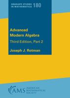 Advanced Modern Algebra 0130878685 Book Cover