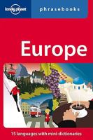 Europe Phrasebook (Lonely Planet Phrasebooks) 1741799732 Book Cover