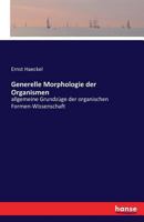 Generelle Morphologie Der Organismen 374119476X Book Cover