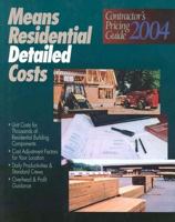 Contractor's Pricing Guide: Residential Detailed Cost Data 0876297181 Book Cover