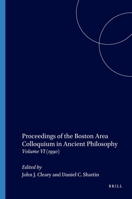Proceedings of the Boston Area Colloquium in Ancient Philosophy 0819184012 Book Cover