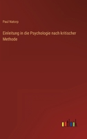 Einleitung in Die Psychologie Nach Kritischer Methode 1018348409 Book Cover