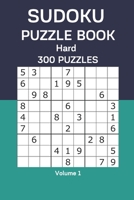 Sudoku Puzzle Book Hard: 300 Puzzles Volume 1 B08D527TPG Book Cover