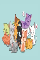 Colorful kittens notebook: colorful Notebook graph paper 120 pages 6x9 perfect as math book, sketchbook, workbook and diary with cats 167657008X Book Cover