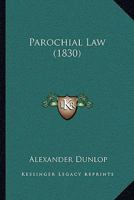Parochial law. 1240042027 Book Cover