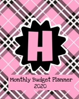 Monthly Budget Planner 2020: Income & Expenses Tracker 1707989079 Book Cover