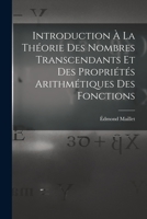 Introduction À La Théorie Des Nombres Transcendants Et Des Propriétés Arithmétiques Des Fonctions B0BPWKJRNT Book Cover