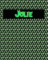 120 Page Handwriting Practice Book with Green Alien Cover Jolie: Primary Grades Handwriting Book 1096879085 Book Cover