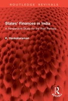 States' Finances in India: A Perspective Study for the Plan Periods 1032841982 Book Cover