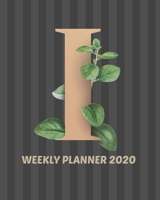 Weekly Planner 2020: January - December 2020 Monthly View Weekly View with Hourly AM/PM Calendar Views Monthly Review & Performance and Alphabet Cover - Monday start 1706281293 Book Cover