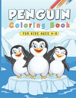 Penguin Coloring Book: Funny Penguin Colouring Kids Teens Lover Animal 28 Pages B08TQDLQC8 Book Cover