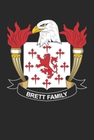 Brett: Brett Coat of Arms and Family Crest Notebook Journal (6 x 9 - 100 pages) 1710278927 Book Cover