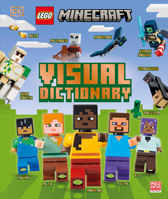 Lego Minecraft Visual Dictionary (Library Edition): This Edition Does Not Include a Minifigure B0FS5XSS3D Book Cover