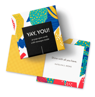 ThoughtFulls: Yay, You!: 30 Pop-Open Cards with Messages Inside 1966077351 Book Cover