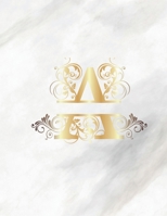 A: Monogram Initial Weekly Academic Planner Marble 8.5 x 11 1653314303 Book Cover