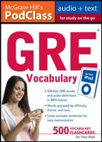McGraw-Hill's PodClass GRE Vocabulary (MP3 Disc) 0071624848 Book Cover