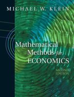 Mathematical Methods for Economics (2nd Edition) 0201855720 Book Cover