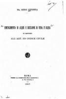 Emungimento Di Acque E Recisione Di Vena d'Acqua 1533058822 Book Cover