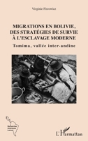 Migrations en Bolivie, des stratégies de survie à l'esclavage moderne: Tomima, vallée inter-andine (Recherches Amériques Latines) (French Edition) 2343241279 Book Cover