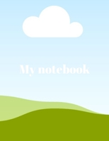 Notebook: Landscape Ruled Lined Pages Book (8,5 x 11) 1698830505 Book Cover