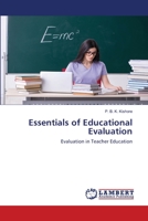 Essentials of Educational Evaluation: Evaluation in Teacher Education 6202512903 Book Cover