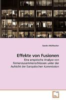 Effekte von Fusionen 3639227042 Book Cover