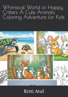 Whimsical World of Happy Critters A Cute Animals Coloring Adventure for Kids B0CQ3397N6 Book Cover