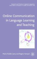 Online Communication in Language Learning and Teaching (Research and Practice in Applied Linguistics) 0230001262 Book Cover