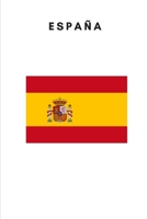 España: País Bandera A5 Cuaderno para escribir con 120 páginas (Spanish Edition) 1698468717 Book Cover