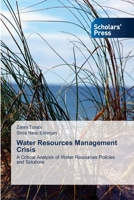 Water Resources Management Crisis 6138944275 Book Cover