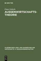 Auenwirtschaftstheorie 3486220977 Book Cover