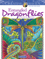 Creative Haven Entangled Dragonflies Coloring Book 0486805689 Book Cover
