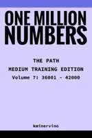 ONE MILLION NUMBERS – The Extreme Number Search Challenge: THE PATH - MEDIUM TRAINING EDITION Volume 7 Numbers 36,001 - 42,000 B0FTZLGNMZ Book Cover