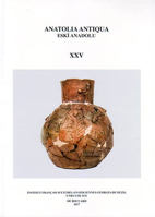 Anatolia Antiqua XXV 236245066X Book Cover