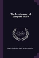 The Development of European Polity 1018288090 Book Cover
