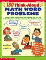 180 Think-Aloud Math Word Problems (Grades 4-6) 0439400740 Book Cover