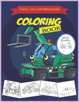 Cars.Trucks and Motorcycles Coloring Book: Cars coloring book for kids & toddlers - activity books for preschooler - coloring book for Boys, Girls, Fun, ... book for kids ages 2-8) B08CWG46SK Book Cover