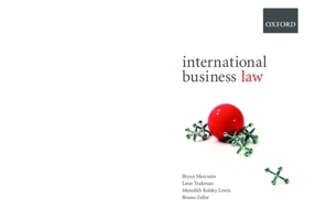 International Business Law 0195560175 Book Cover