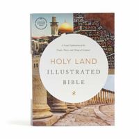 CSB Holy Land Illustrated Bible, Ginger LeatherTouch, Indexed: A Visual Exploration of the People, Places, and Things of Scripture 1430070420 Book Cover