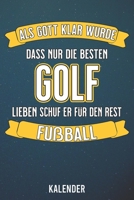 Kalender: 2020 A5 1 Woche 2 Seiten - 110 Seiten - Als Gott klar wurde Golf 1655656171 Book Cover