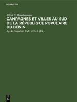 Campagnes et villes au Sud de la R�publique Populaire du B�nin 9027975345 Book Cover